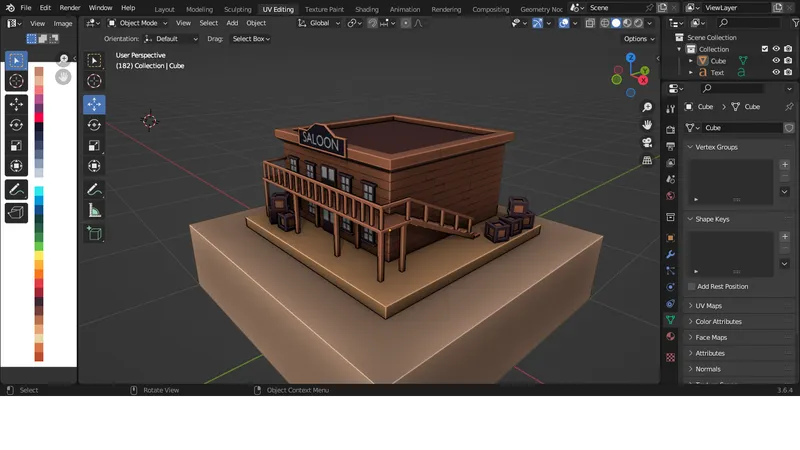 3D Modelling using Blender